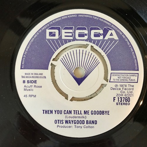 OTIS WAYGOOD BAND - 45 - EVERYTHING I AM / THEN YOU CAN TELL ME GOODBY PROMO - Picture 6 of 7