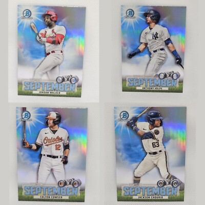 2023 Bowman Chrome Sights on September 39 Card Lot