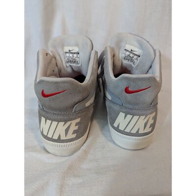 Nike NSW Tiempo Trainer Mid Men s Size 7 Gray Quilted Suede Retro Sneakers 2014!