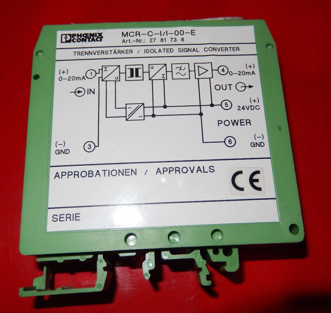 Phoenix Contact MCR-C-I/I-00-E, 2781738 Isolated signal converter 