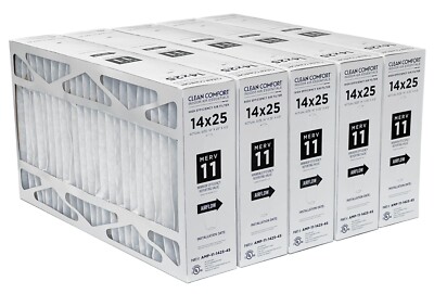 Goodman AMP-11-1620-45 Air Filters (2-Pack) - 16x20x4.5 Inch, MERV 11, 6 Month Life 10 thumbnail image