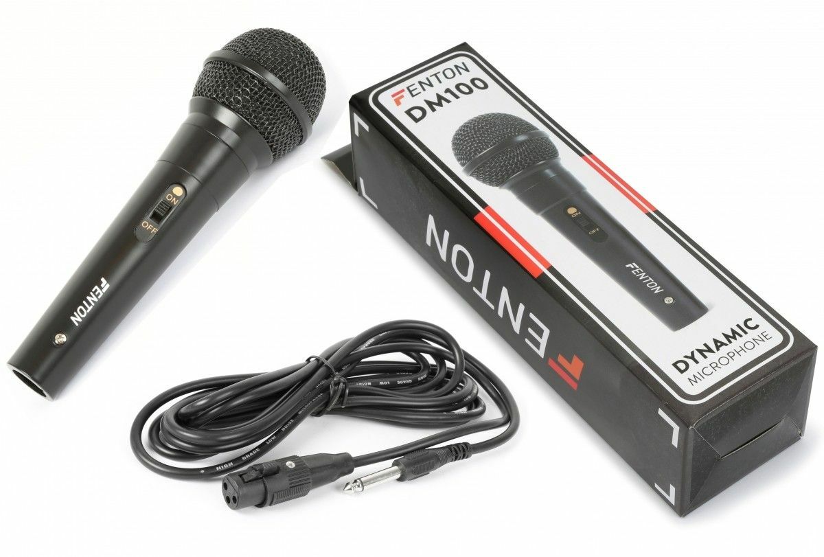 MICROFONO DINAMICO FENTON 600 Ohm CASE IN PLASTICA art. 173126