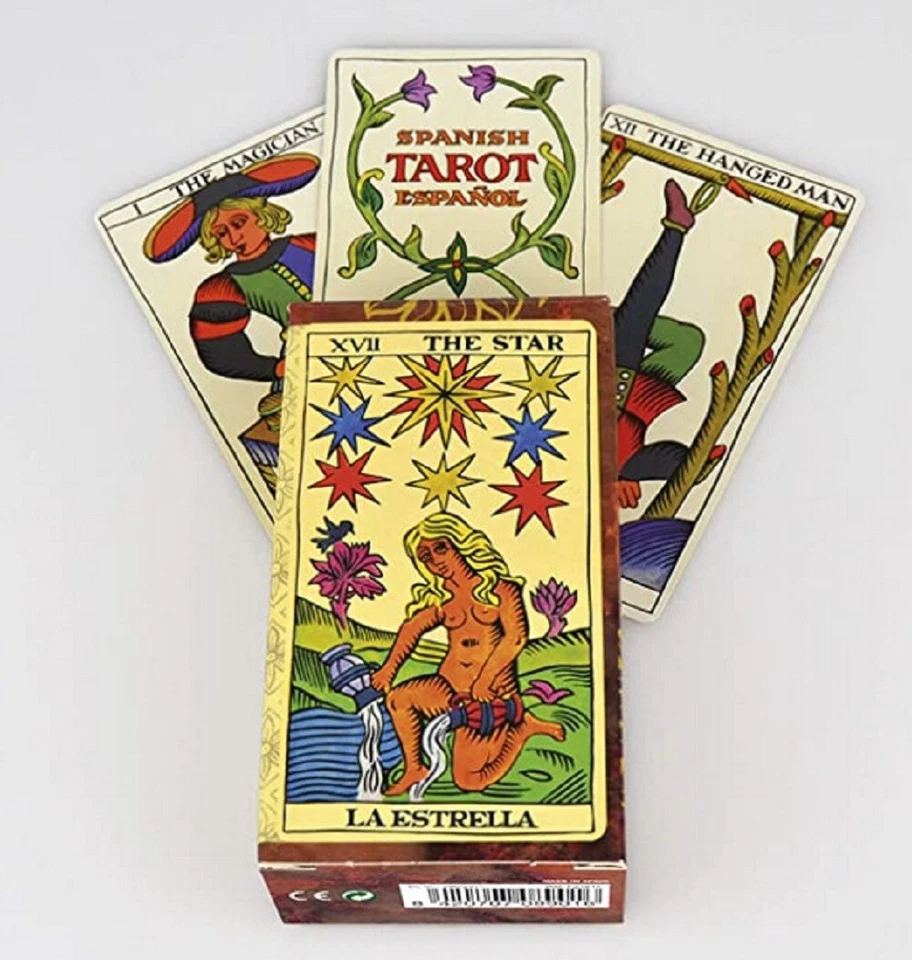 Tarot Español Fournier clasica a full color 78 Cartas, Color marrón (F21814)  - Imagen 2 de 4