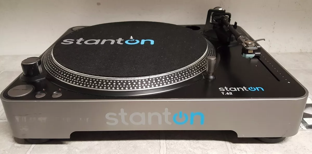 STANTON T.62 TURNTABLE DJ RECORD PLAYER w/PITCH CONTROL T62