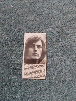 Sk35 Ephemera 1968 Pop Article David Dave Gilmur Gilmour Joins Pink Floyd 