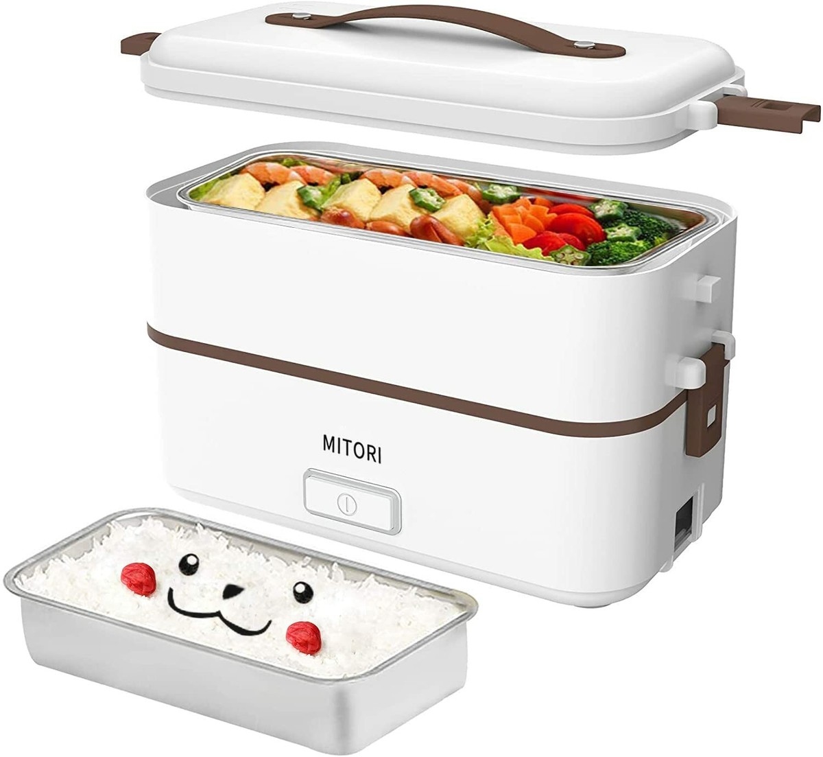 Two-stage high-speed lunch box rice cooker 0.5~1.5 cups, 3