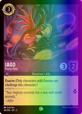 Lorcana Iago - Pretty Polly (40/228) Into the Inklands NM FOIL