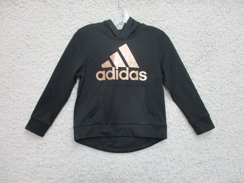 Black Gold Logo Hoodie Pullover Pockets 
