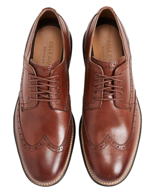 NEW COLE HAAN men\'s original grand shortwing oxford shoe in woodbury/java Cole Haan Original Grand Wingtip Oxford - ODION main image 4