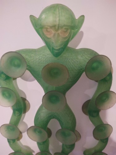 Vintage 1978 Mattel Suckerman Green Alien Monster Suction Throw Toy - Picture 4 of 8