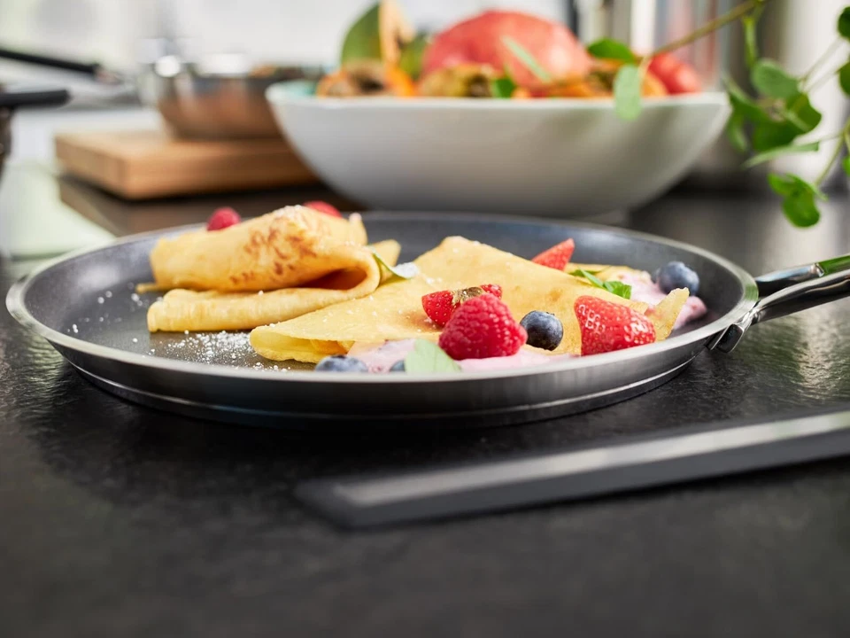 SILENCE PRO Crêpes Pfanne Hochwertige Bratpfanne mit kratzfester Premium-Anti... - Bild 2 von 4