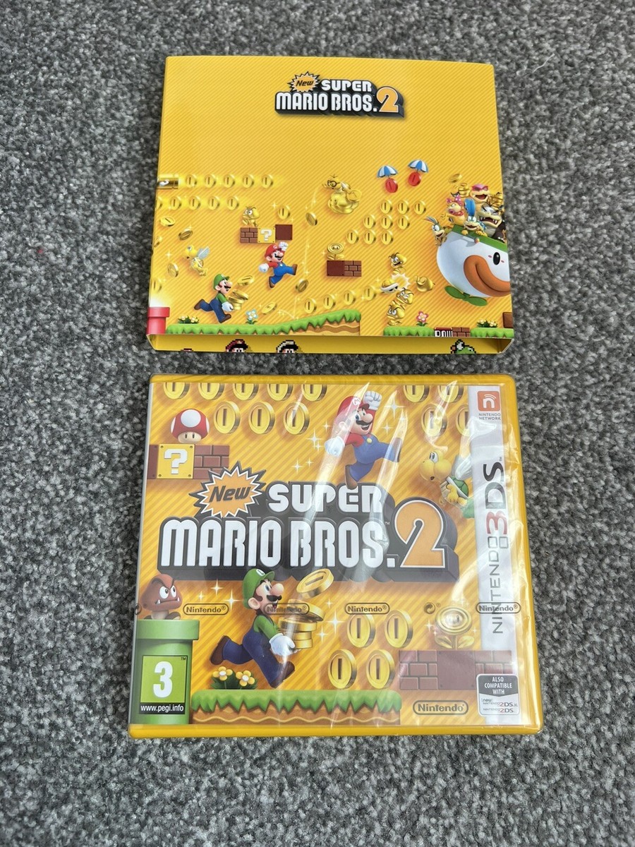 New Super Mario Bros 2 Nintendo 3DS game with Slipcover | eBay UK