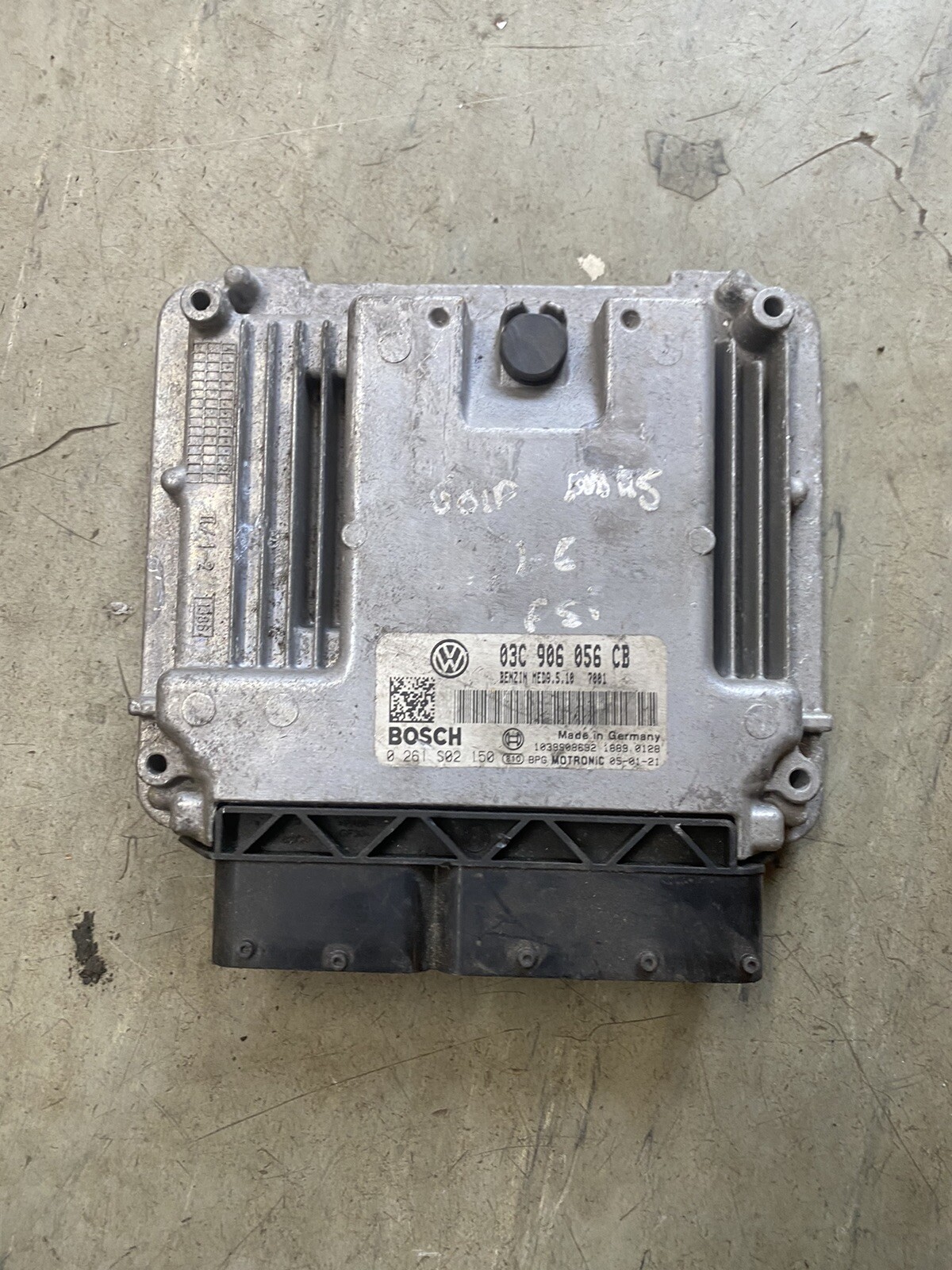 VW GOLF MK5 1.6 FSI 2004-2009 ENGINE ECU 03C906056CB - BLF for  