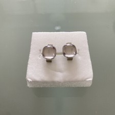 XEN Ohrstecker Stahl Quarz Farblos UVP 129.-