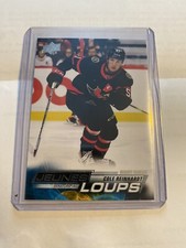 2022-23 Upper Deck Jeunes Loups Français Cole Reinhardt RC #458