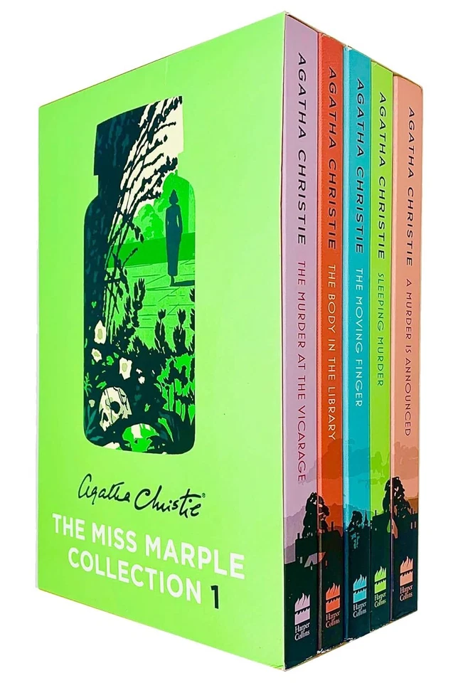 Miss Marple Complete Mysteries Series Books 1 - 14 Collection Set The Murder at Foto 2 de 4