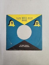 45 RPM 7" RECORD SLEEVES CO. SLEEVE 1 PACK SEE PHOTOS - Bell SLV177