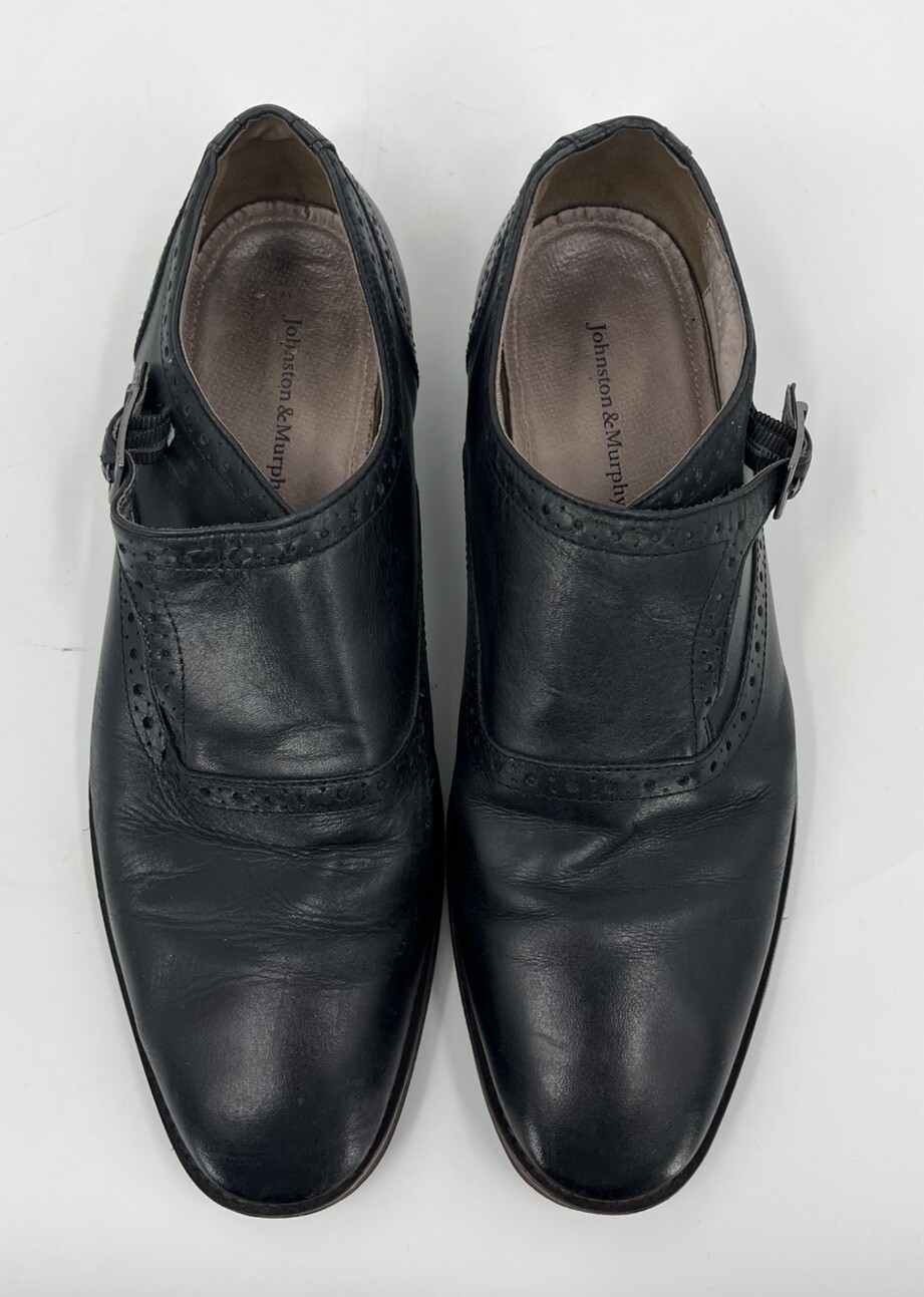 Johnston and Murphy Monk Strap Mens Size 10 M Bla… - image 3