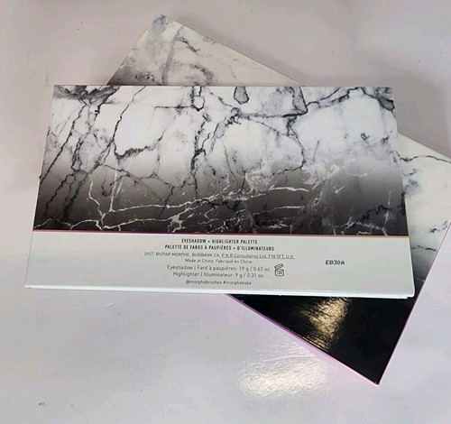 Paleta de sombras de ojos e iluminadores Morphe X Manny Mua Glam: 2 reflejos/12 ojos nueva en caja - Imagen 5 de 6