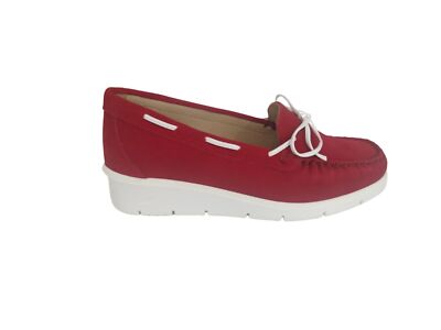 StylediVita Halbschuh mit Keilabsatz, Damen (rot)