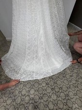 wedding dress morilee altered to fit a size 10/12 NEVER WORN!