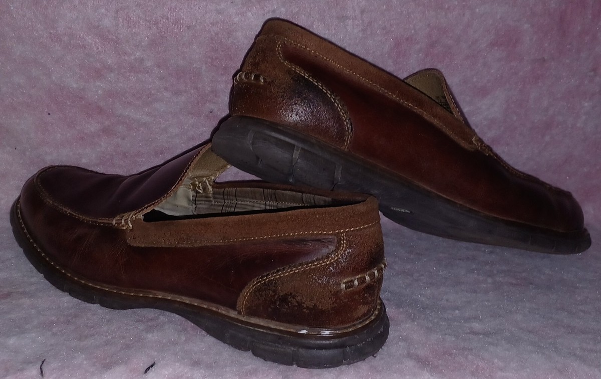 Dr. Scholl’s Brown Leather Loafers Men’s 10D Slip On Comfort Dress Casual Shoes Dr. Scholl main image 4