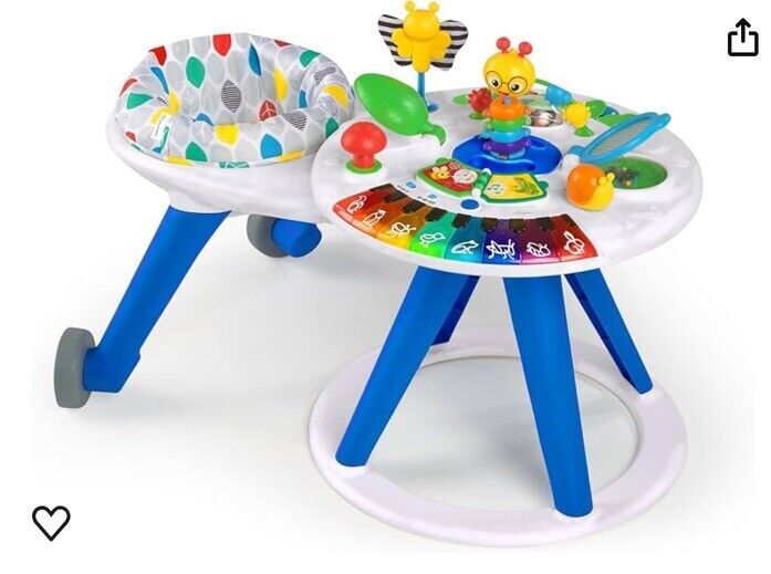 Baby Einstein Around We Grow 4-in-1 Walker, Discovery Activity Center and Table
