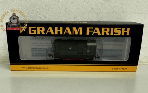 Graham Farish 371-013A Class 08 13269 BR grün (frühes Emblem) - Spur N | Zustand: New