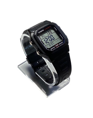 Casio W-800H Chronograph Watch 100m WR Alarm Illuminator New
