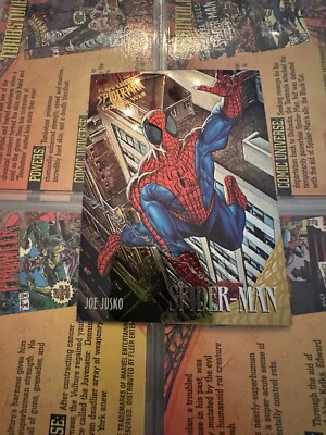 1995 Fleer Ultra Spider-Man Complete Card Set Golden Web