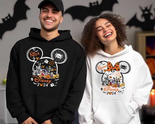 Halloween Disney Family 2024 Hoodie , Matching outfit, Disney 2024 hlwn (hod) - Picture 2 of 3