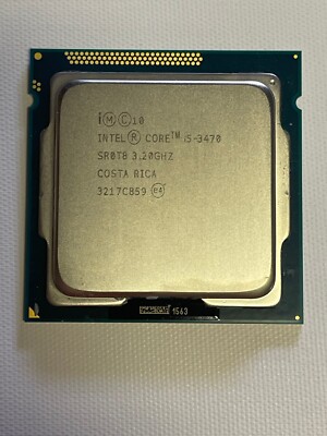 Intel Core i5-3470 Processor (3.2 GHz, 4 Cores, LGA 1155) - SR0T8 - (USED)