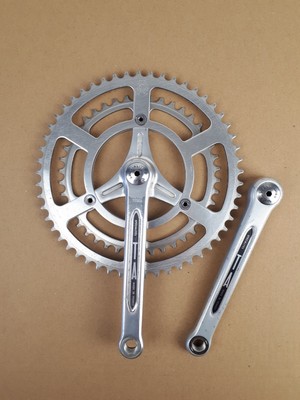Kurbelgarnitur Spezialität TA Dural geschmiedet Cégédur Frankreich Fahrrad Vintage Fahrrad Kurbelgarnitur