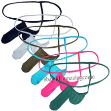 Bikini uomo lucido bionico perizoma intimo nuoto lungo rigonfiamento marsupio elastico perizoma