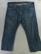 Levis Jeans Mens 42x30 Blue 569 Straight Leg Loose Fit Denim Baggy
