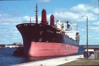 SHIP --- MV STEFANIA I (SOO LOCKS MI) ORIGINAL SLIDE 08-15-98 5 T17-11
