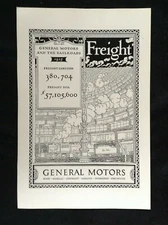 1925-1927 Lot (6) Print Ads ~ General Motors 