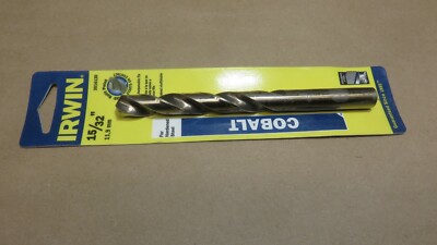 Irwin Cobalt 15/32'' Drill Bits 3016130 135* Split Point Start Lot of 1