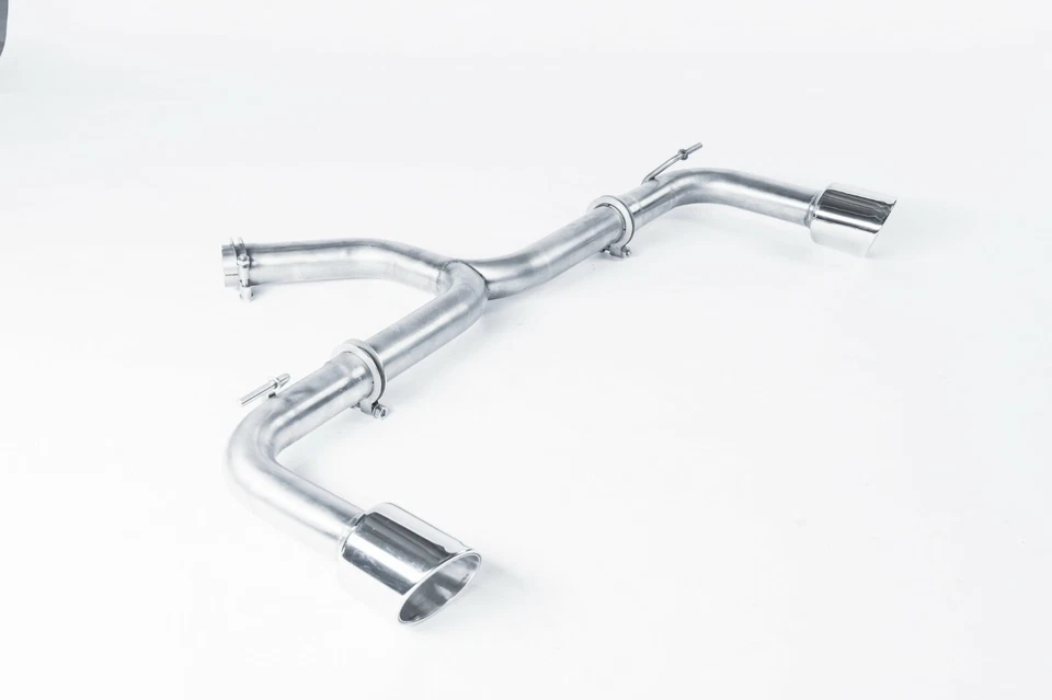 Endrohranlage passend  für Golf 7 GTD Auspuff 100mm GTD GTI Sportauspuff - Bild 2 von 4