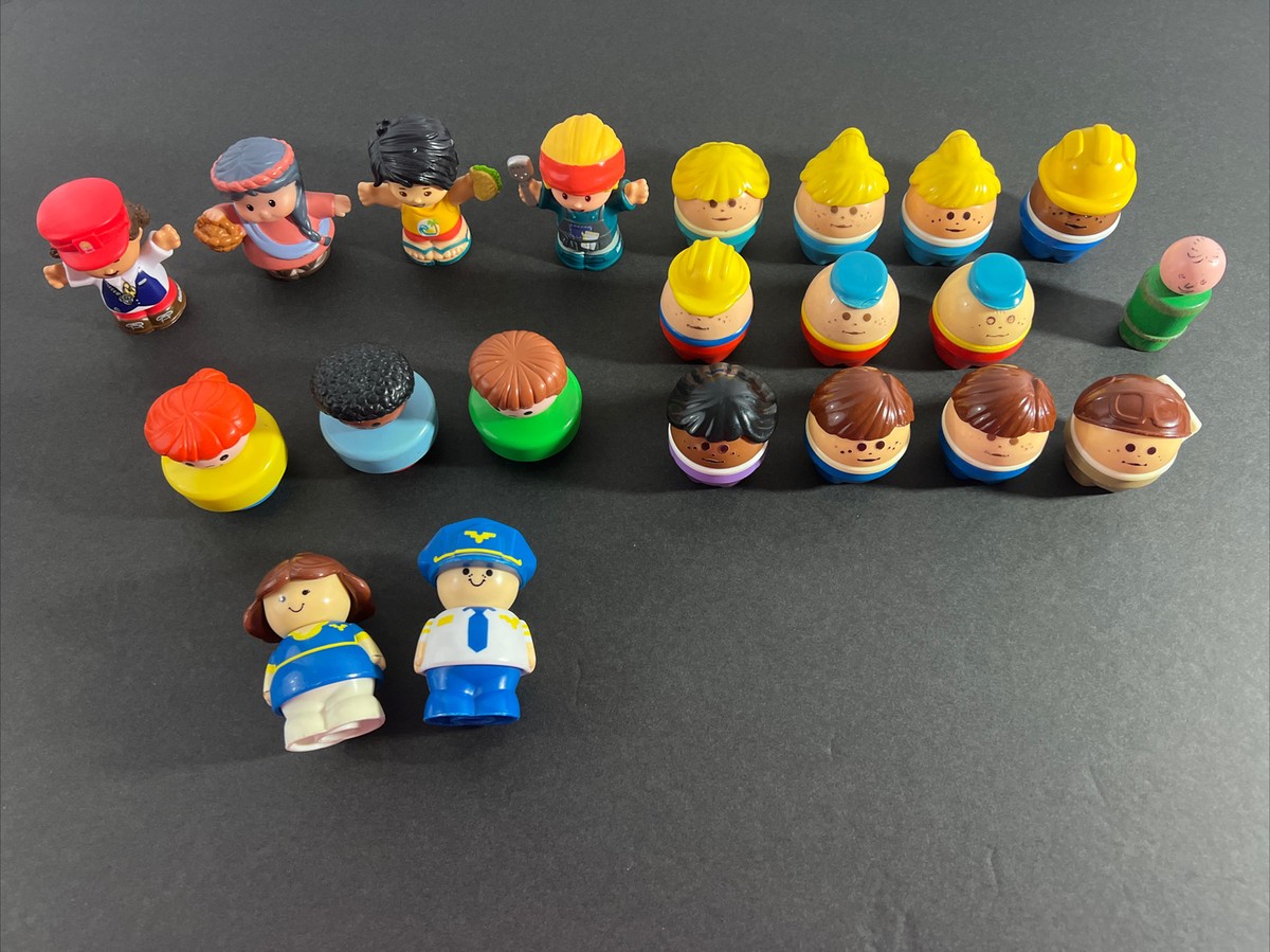【激レア】Shelcore ヴィンテージトイ　リトルタイクス、フィシャープライス Lot of 21 Vintage Little People Mattel Little Tykes Fischer