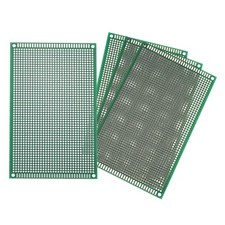 4Pcs Breadboard Solderable Board 150mm x 90mm Green Circuit PCB Board