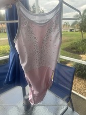 Chalk Warrior Maroon Bling Leotard Size as Ozone