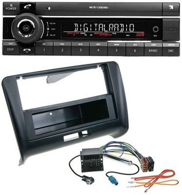 Kienzle Bluetooth MP3 USB DAB Car Stereo for Audi TT (2006-2014) - Quadlock