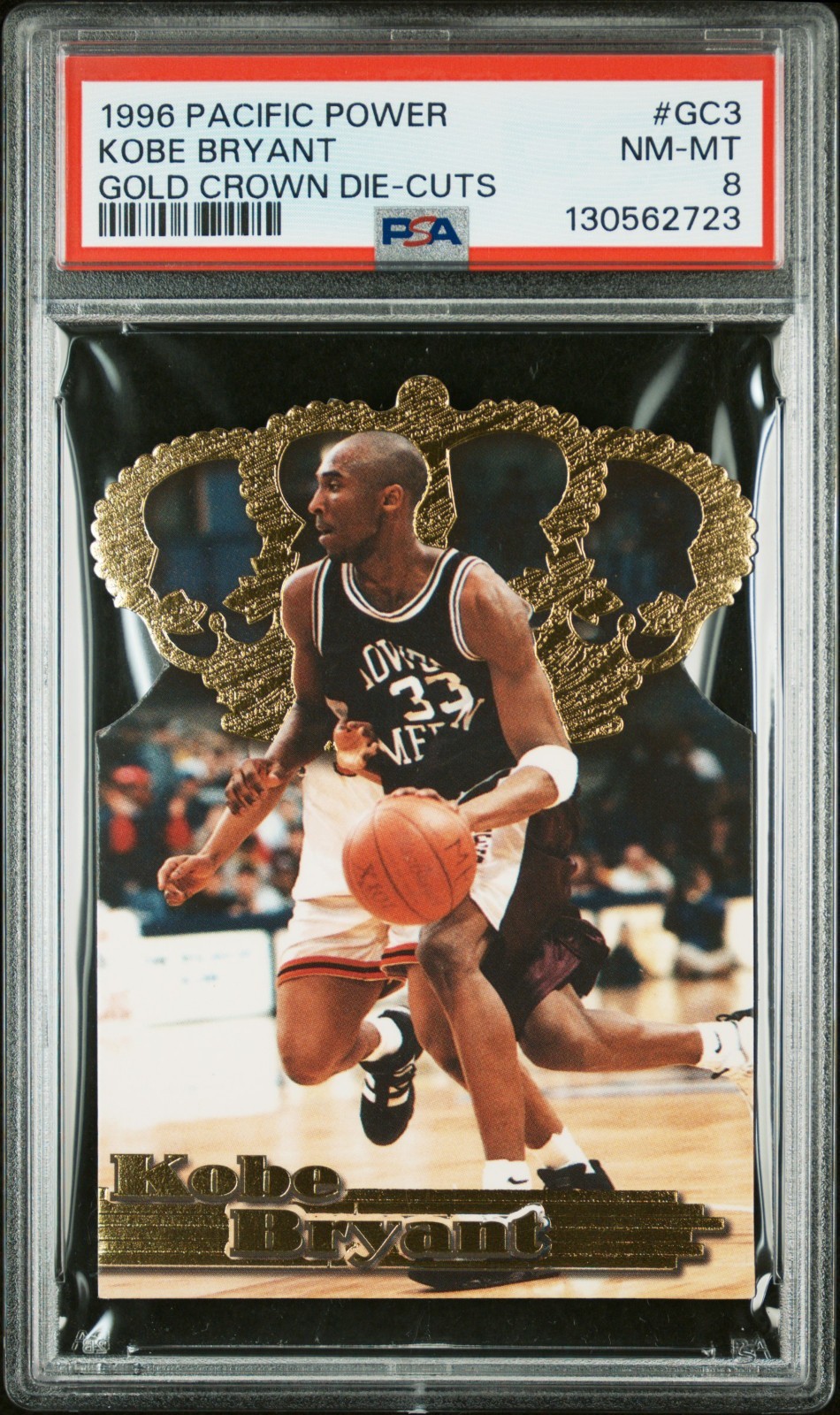 Kobe Bryant 1996 Pacific Power #GC-3 Gold Crown Die-Cut Price