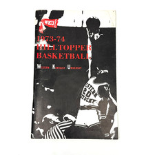 RARE 1973-74 WKU Hilltopper Basketball Media Guide Vintage NCAA College Booklet