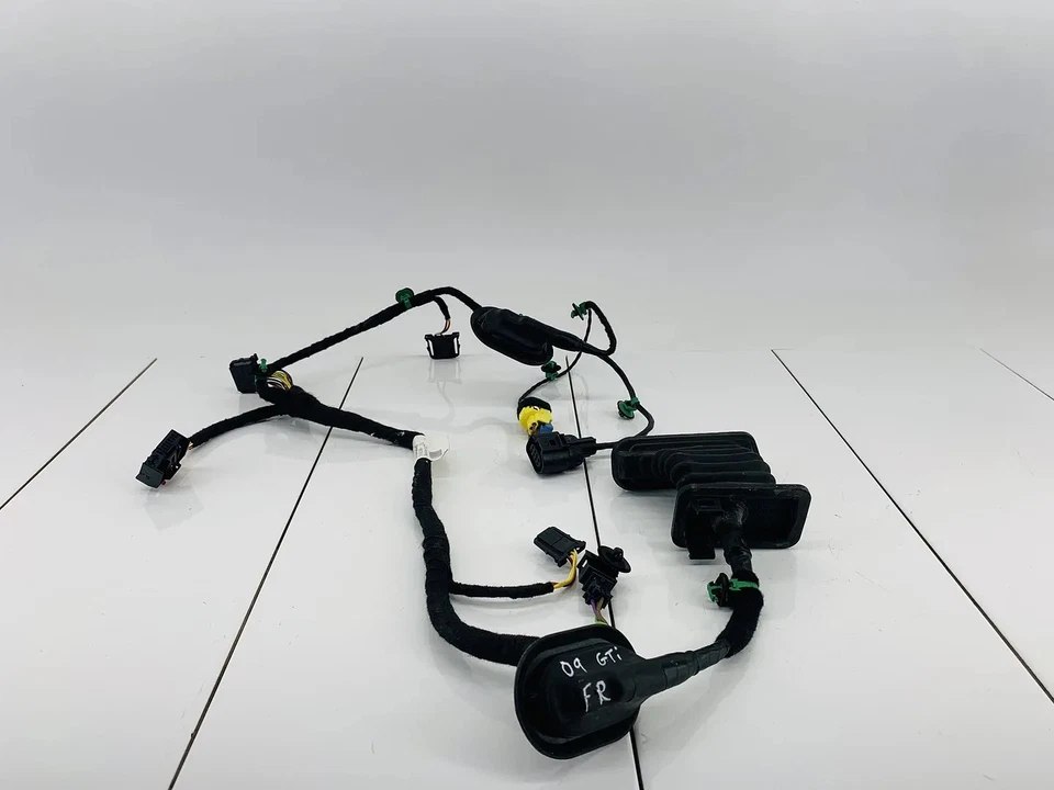06-09 VOLKSWAGEN GTI PORTA FRONTAL DIREITA FIO CHICOTE DE FIOS CABO FABRICANTE DE EQUIPAMENTO ORIGINAL - Imagem 2 de 4