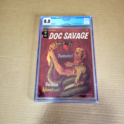 DOC SAVAGE  #1 Gold Key Vintage 1966        CGC 8.0  James Bama cover!