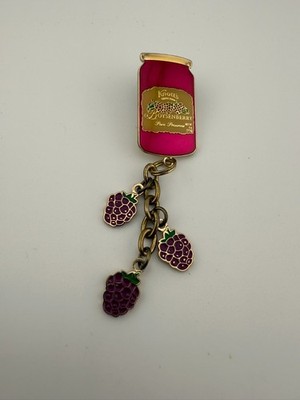 Knotty's Berry Farm Boysenberry Jam Dangle Pin - Snoopy On Rear - LE