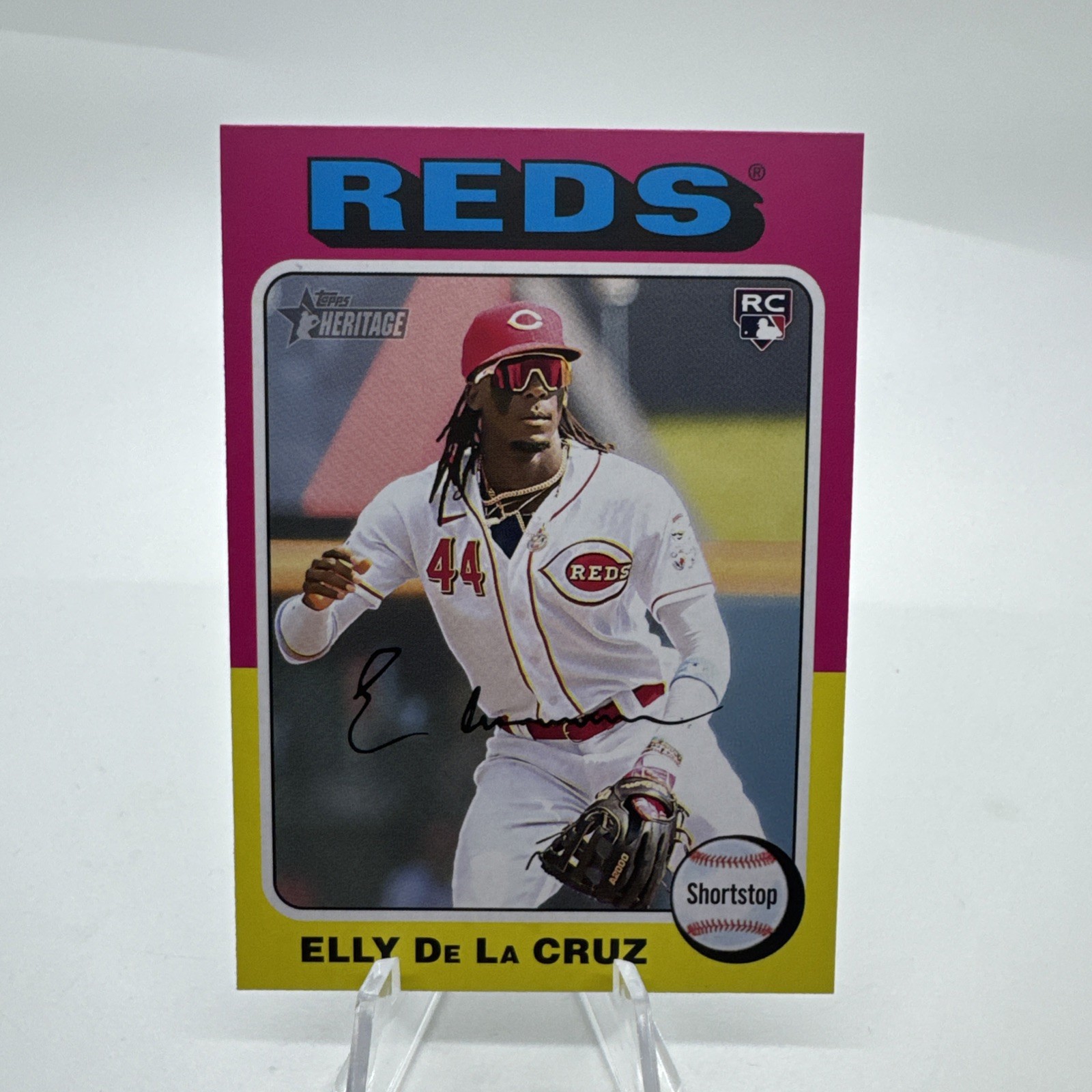 2024 Topps Heritage Image Variation Elly De La Cruz #473 Rookie RC Reds