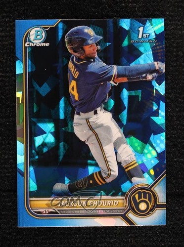 2022 Bowman Sapphire Edition Chrome Prospects Jackson Chourio #BCP-79